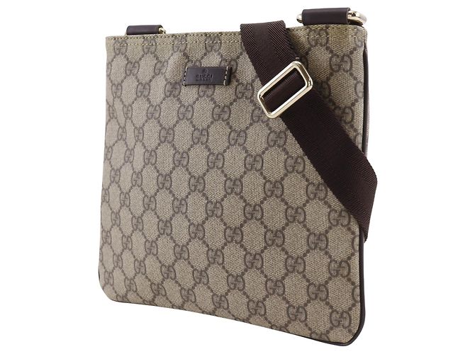Borsa a tracolla Gucci GG Supreme Beige - vista 2
