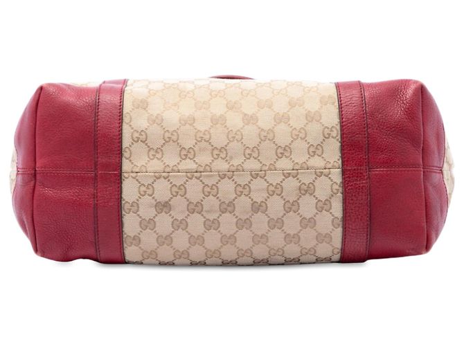 Borsa Tote Gucci GG Canvas Twins Beige - vista 3