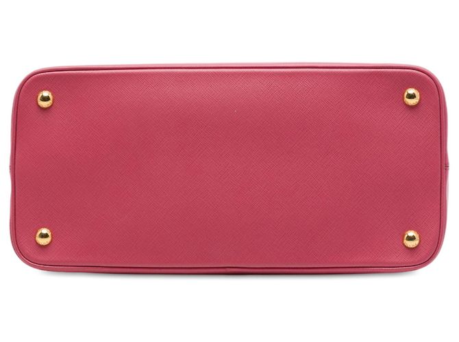 Borsa Promenade Satchel Prada Large Saffiano Lux Rosa - vista 3