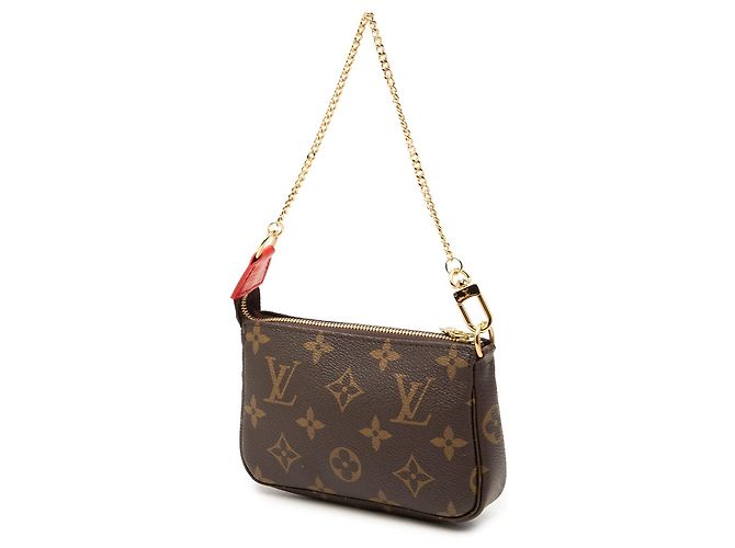 Borsa a tracolla Louis Vuitton Monogram Vivienne Christmas Mini Pochette Accessoires Marrone - vista 2