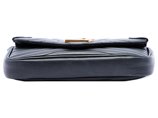Borsa a tracolla Pochette Louis Vuitton New Wave con catena, Nera Nero - vista 3