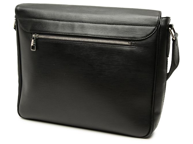 Borsa a Tracolla Louis Vuitton Epi Christopher Nera Nero - vista 2