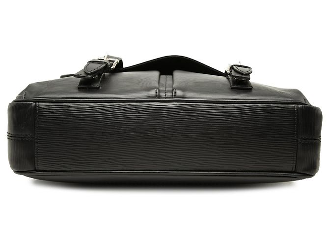 Borsa a Tracolla Louis Vuitton Epi Christopher Nera Nero - vista 3