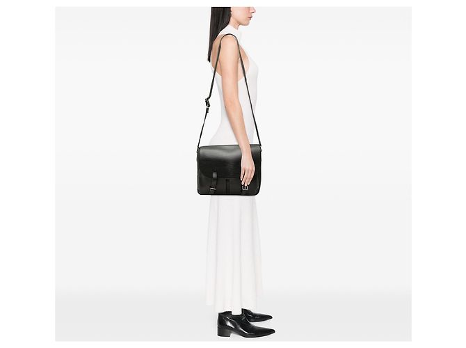 Borsa a Tracolla Louis Vuitton Epi Christopher Nera Nero - vista 6