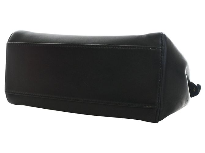 Borsa Mini Peekaboo Iconic in pelle nera Fendi Nero - vista 13