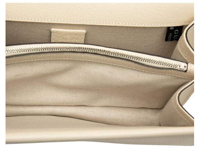 Borsa a tracolla Gucci Dionysus Medium in pelle di vitello bianca Bianco - vista 4