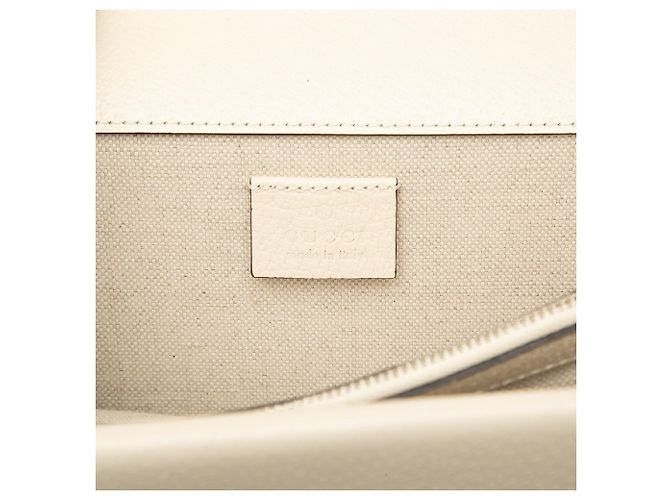 Borsa a tracolla Gucci Dionysus Medium in pelle di vitello bianca Bianco - vista 5
