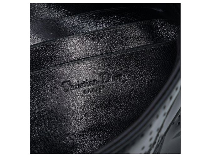 Autre Marque Borsa a tracolla Dior New Lock Ruffle in vernice perforata Cannage nera Nero - vista 5