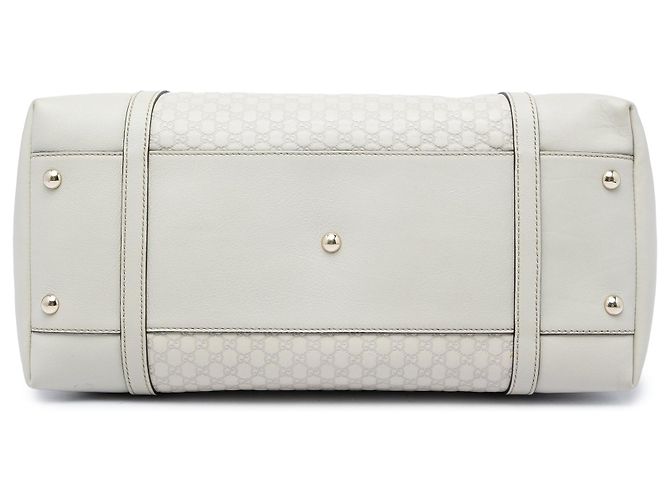 Gucci Large Microguccissima Dome Satchel Weiß - Ansicht 3