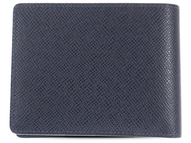 Blue Louis Vuitton Taiga Multiple Wallet Small Wallets - view 2