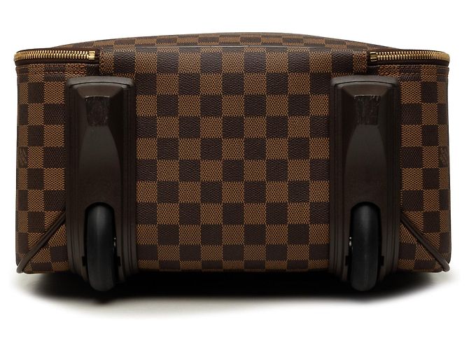 Borsa da viaggio Louis Vuitton Damier Ebene Pegase 45 Marrone - vista 3