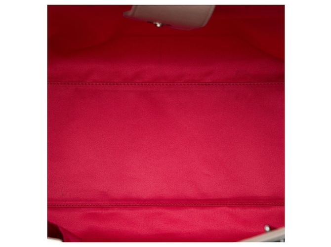 Borsa Tote Chanel CC Patent Lipstick Ligne Marrone - vista 4