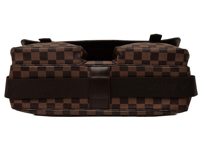 Borsa Satchel Louis Vuitton Damier Ebene Broadway Marrone - vista 3