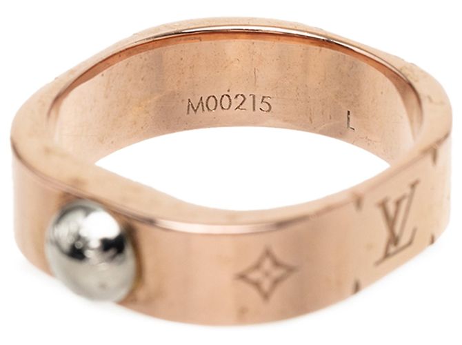 Anello Nanogram Louis Vuitton rosa placcato oro rosa - vista 4