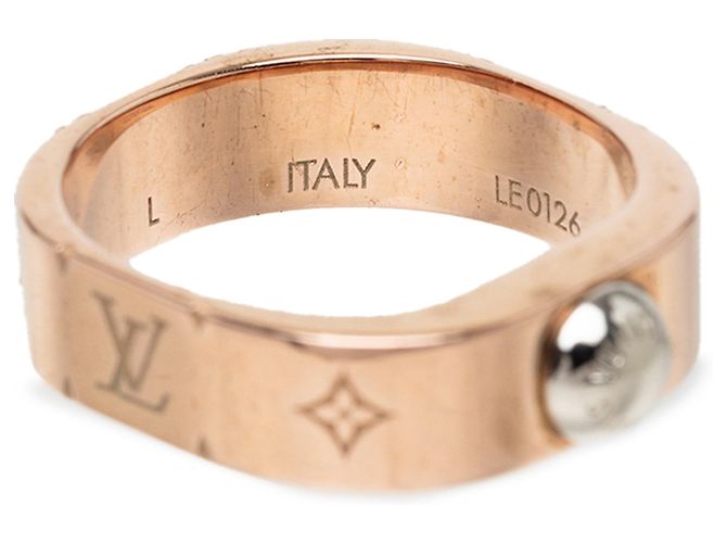 Anello Nanogram Louis Vuitton rosa placcato oro rosa - vista 6