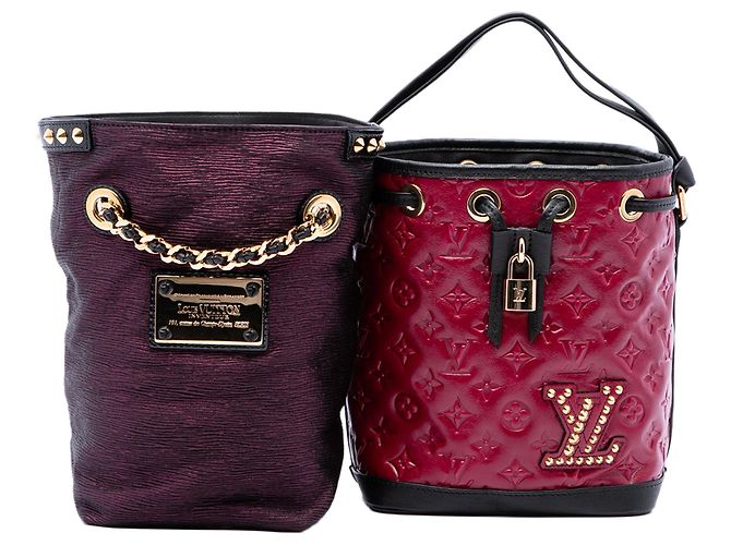 Bucket Borsa Secchiello Louis Vuitton Monogram Limited Edition Autumn Winter Double Jeu Neo Neo MM Rossa Rosso - vista 12