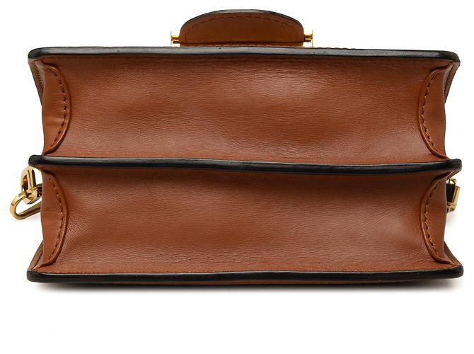 Borsa Mini Dauphine Louis Vuitton in pelle Taurillon nera Nero - vista 3