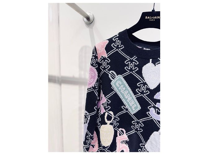 Chanel Maille en Cachemire Taille 34 Multicolore - vue 2