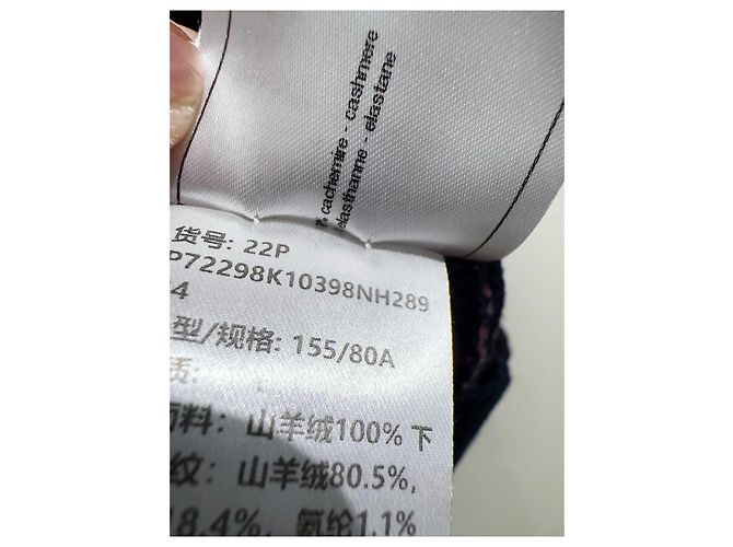Chanel Maille en Cachemire Taille 34 Multicolore - vue 6