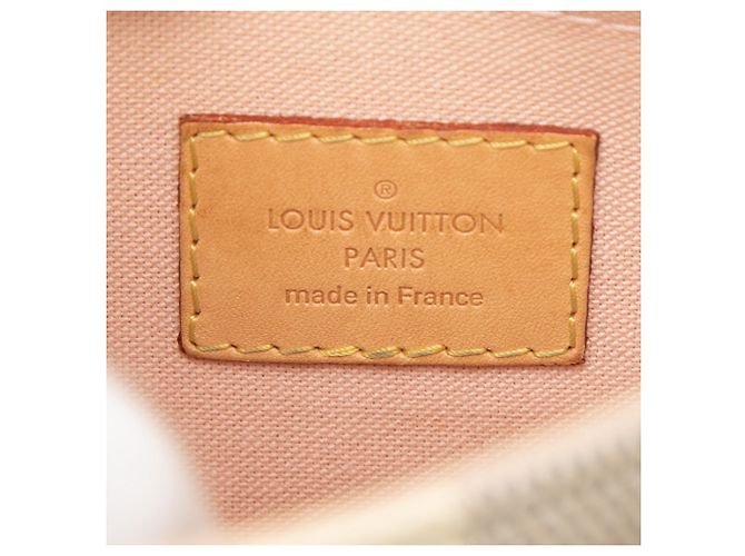 Borsa Satchel Louis Vuitton Damier Azur Croisette Bianca Bianco - vista 5