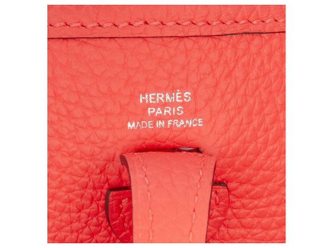 Borsa a tracolla Hermès Evelyne TPM 16 in pelle Clemence Amazone rosa - vista 5