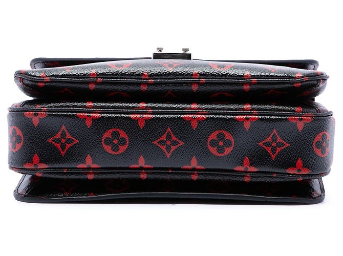 Borsa Satchel Louis Vuitton Monogram Infrarouge Pochette Metis Nera Nero - vista 3