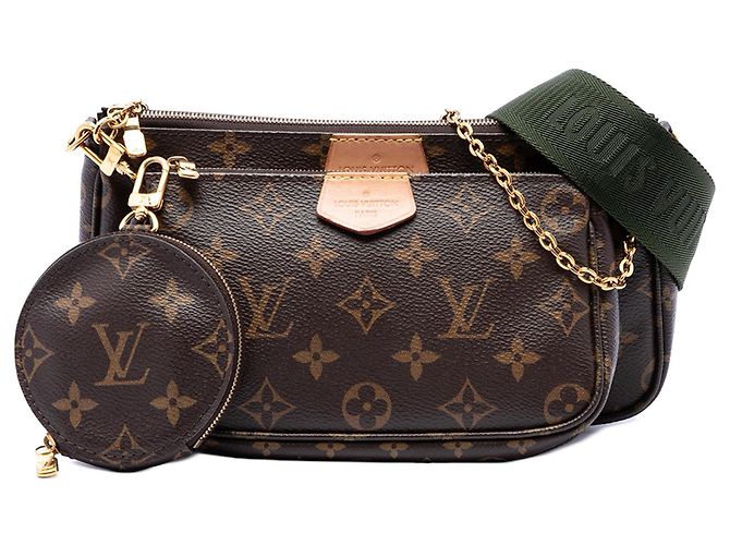 Bolso Louis Vuitton Monogram Multi Pochette Accessoires Marrón Castaño - vista 7