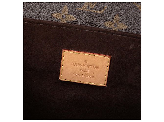 Borsa Louis Vuitton Monogram Pochette Metis Marrone - vista 5