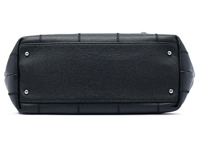 Tote Chanel Caviar Chocolate Bar Nera Nero - vista 3