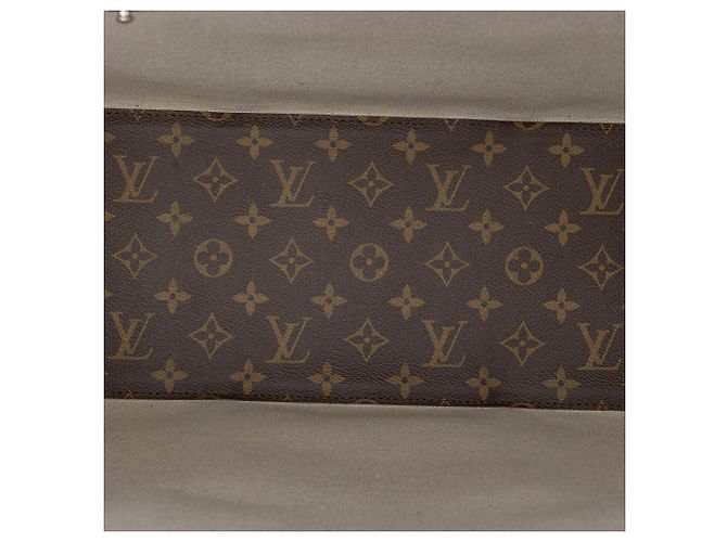 Borsa Louis Vuitton Monogram Macassar Weekend Tote GM Nera Nero - vista 4