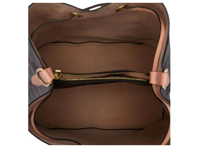 Borsa a secchiello Louis Vuitton Damier Ebene NeoNoe MM Marrone - vista 4