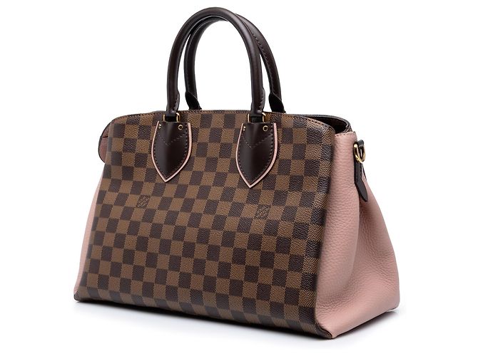 Borsa Satchel Louis Vuitton Damier Ebene Normandy Marrone - vista 2