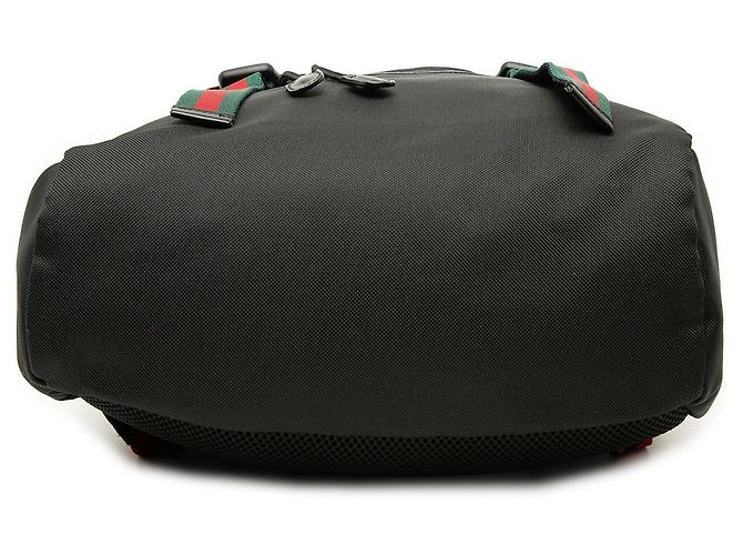 Zaino Gucci Canvas Techno Web Animalier Nero - vista 3