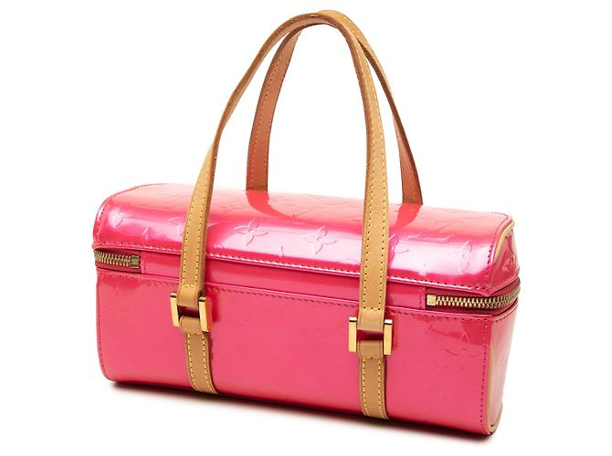 Bolsa de Ombro Louis Vuitton Monogram Vernis Sullivan Horizontal PM Rosa - vista 2