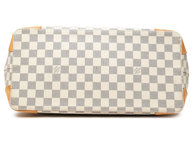 Borsa Tote Louis Vuitton Hampstead MM Damier Azur Bianca Bianco - vista 3