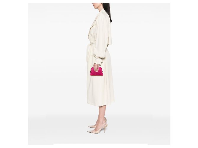 Pouch Hermès Mini Bolide in Canvas Rosa - vista 6