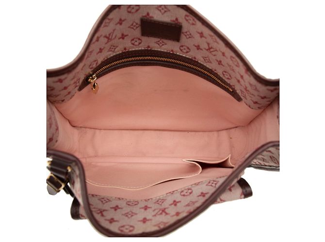 Borsa a tracolla Louis Vuitton Monogram Mini Lin Besace Mary Kate Rosa - vista 4