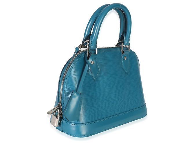 Louis Vuitton Cyan Epi Alma BB Blu - vista 4