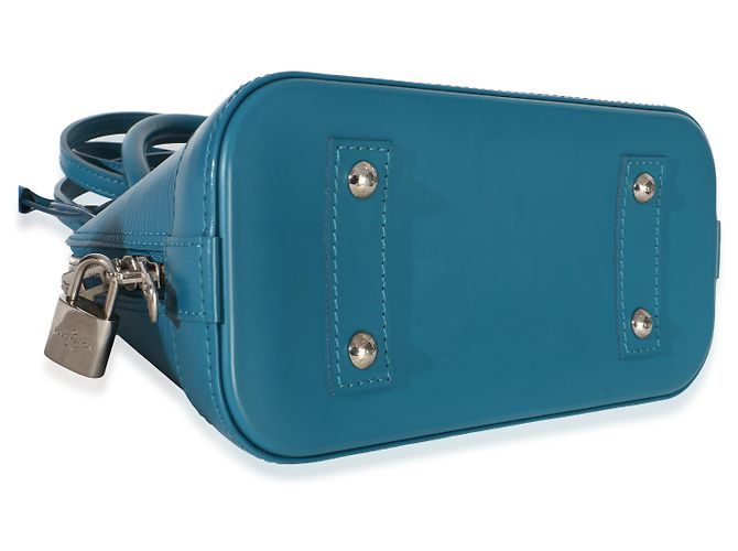 Louis Vuitton Cyan Epi Alma BB Blu - vista 6