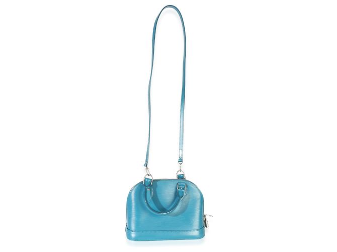 Louis Vuitton Cyan Epi Alma BB Blu - vista 7