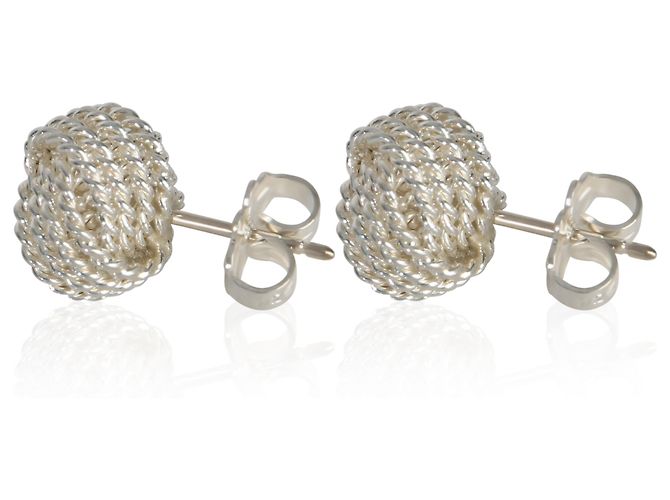 Orecchini Knot in argento sterling Tiffany & Co. - vista 3
