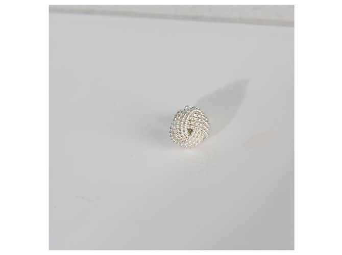 Orecchini Knot in argento sterling Tiffany & Co. - vista 4