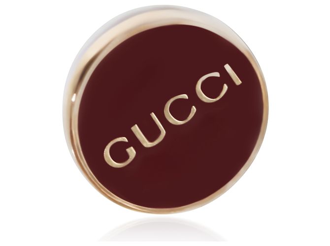 Orecchini magnetici Gucci in perle sintetiche placcate oro - vista 2