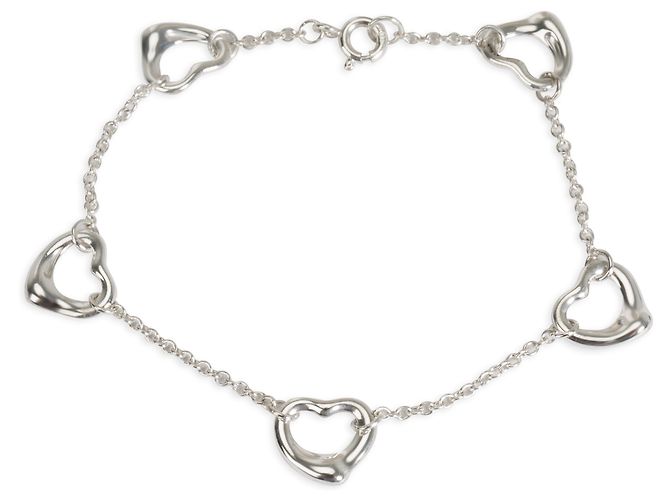 Bracciale in Argento Sterling Elsa Peretti Open Heart Tiffany & Co. - vista 4