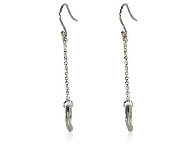 Orecchini Tiffany & Co. Elsa Peretti Open Heart in argento sterling - vista 2