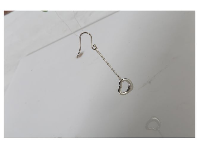 Orecchini Tiffany & Co. Elsa Peretti Open Heart in argento sterling - vista 5
