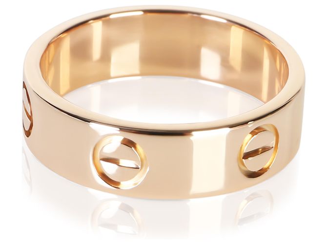 Anello Cartier Love in oro rosa - vista 4