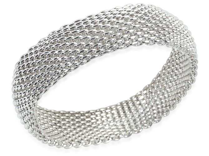 Bracciale a maglia Somerset in argento sterling Tiffany & Co. - vista 3