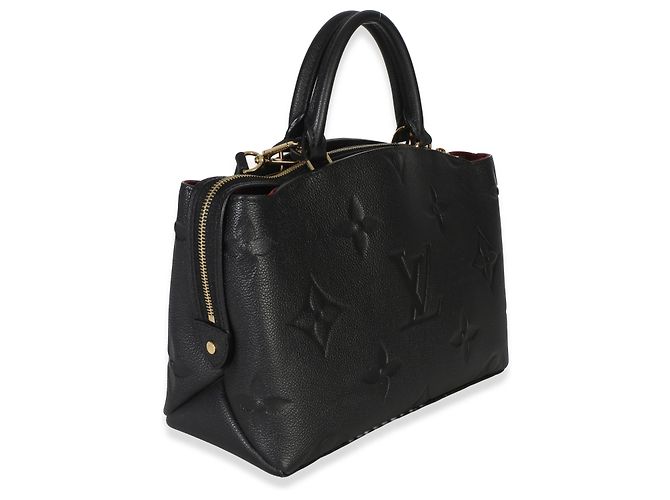 Louis Vuitton Black Monogram Giant Empreinte Petit Palais Preto - vista 4