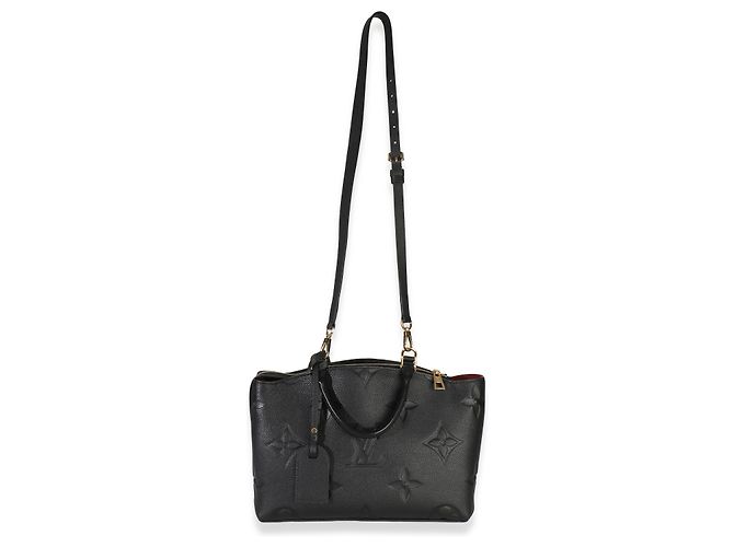 Louis Vuitton Black Monogram Giant Empreinte Petit Palais Preto - vista 5